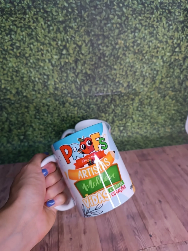 Caneca Personalizada Dia dos Professores | Presente Criativo e Exclusivo 🍎📚