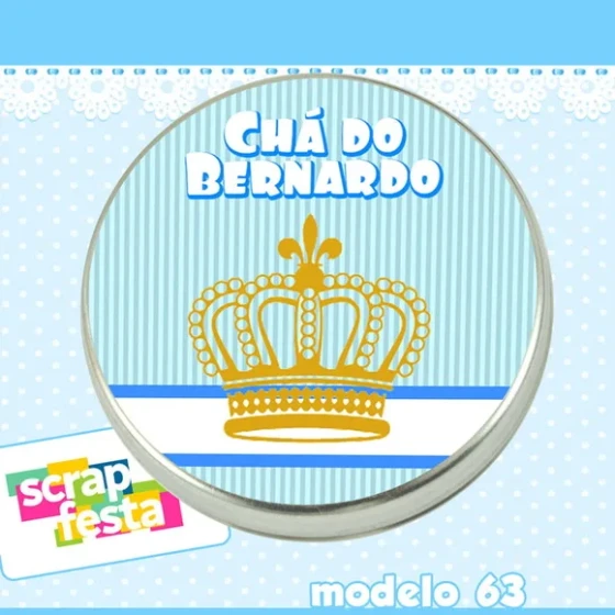 Lembrancinhas de Chá de Bebê Latinhas