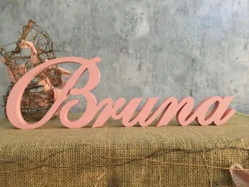 Letras Decorativas - nome em MDF