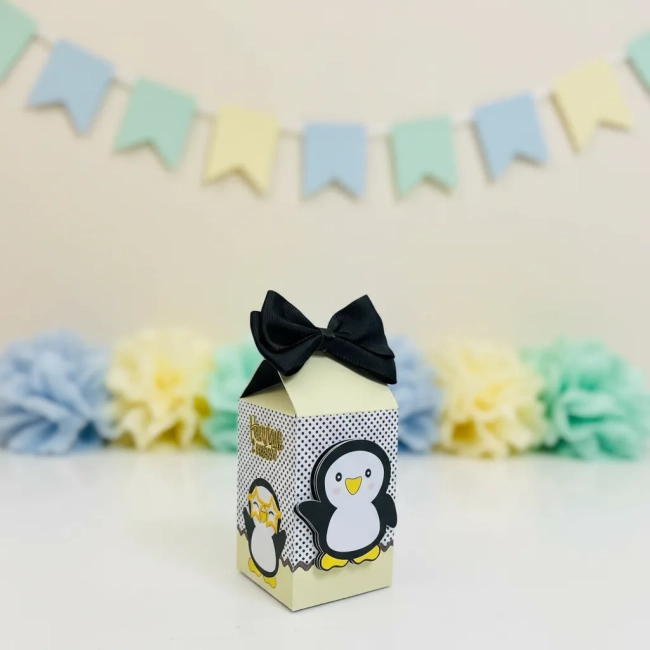 Kit 60 Lembrancinha Pinguim
