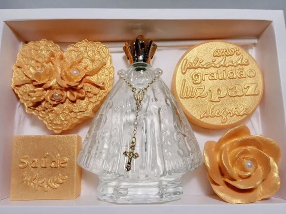 Presente Bodas de Ouro: Kit Aromatizador Nossa Senhora