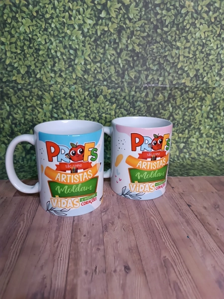 Caneca Personalizada Dia dos Professores | Presente Criativo e Exclusivo 🍎📚