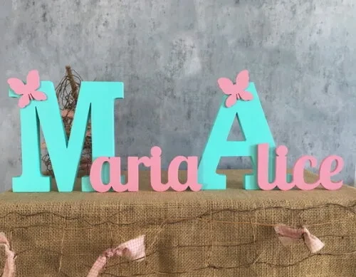 Jardim Encantado - Nomes Personalizados