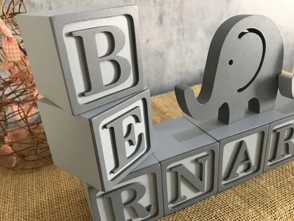 Cubos 6x6 + dupla de elefantinho