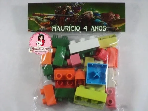 Blocos de Montar Tartaruga Ninja