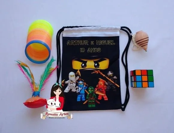 Mochila Brinquedos Retrô Ninjago