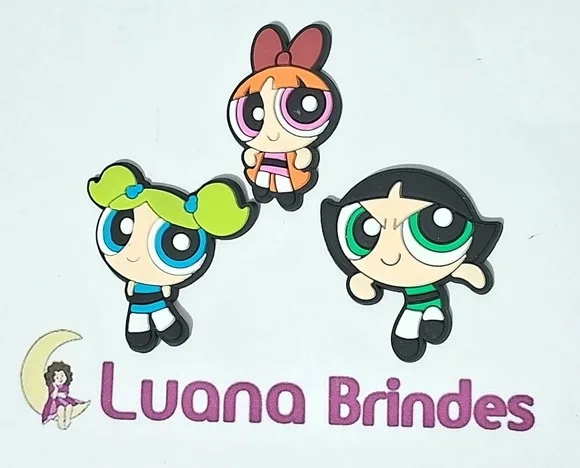 Aplique Meninas Super Poderosas Pacotes com 6 Unidades