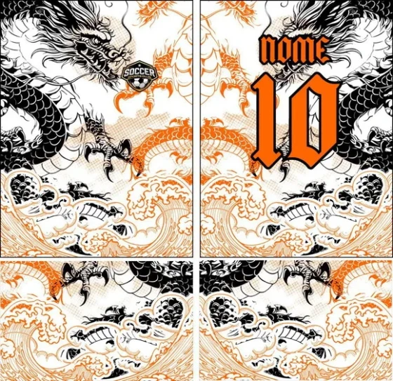 Arte Vetor Camisa Interclasse Dragão Mod-230