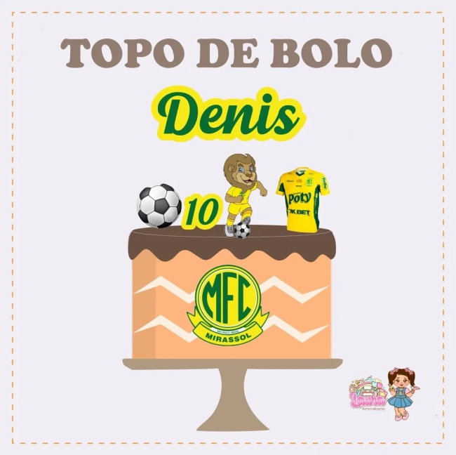 Kit Festa Só Um Bolinho MIRASSOL - Decoração de Festa