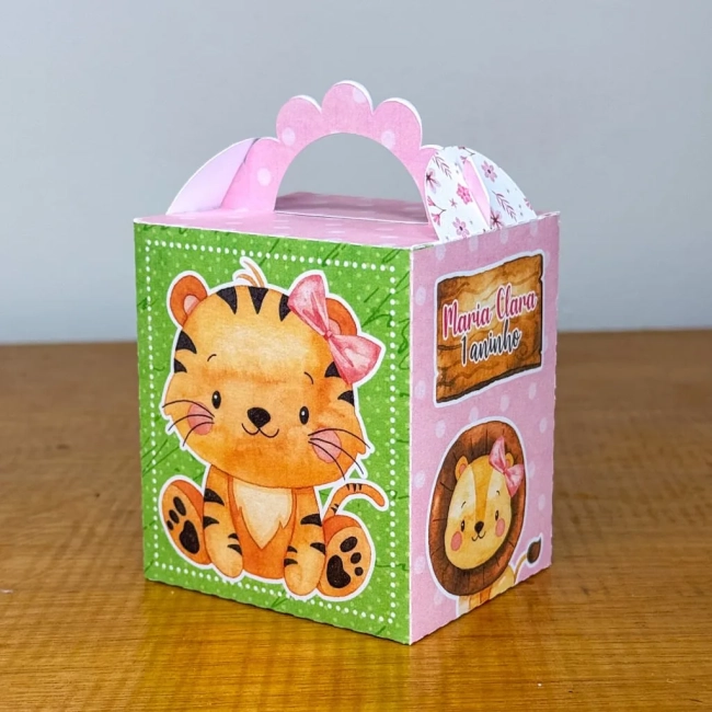 PEGUE E MONTE - Kit Festa SAFARI MENINA - Decoração de Festa | Lembrancinhas | Aniversário | Personalizados