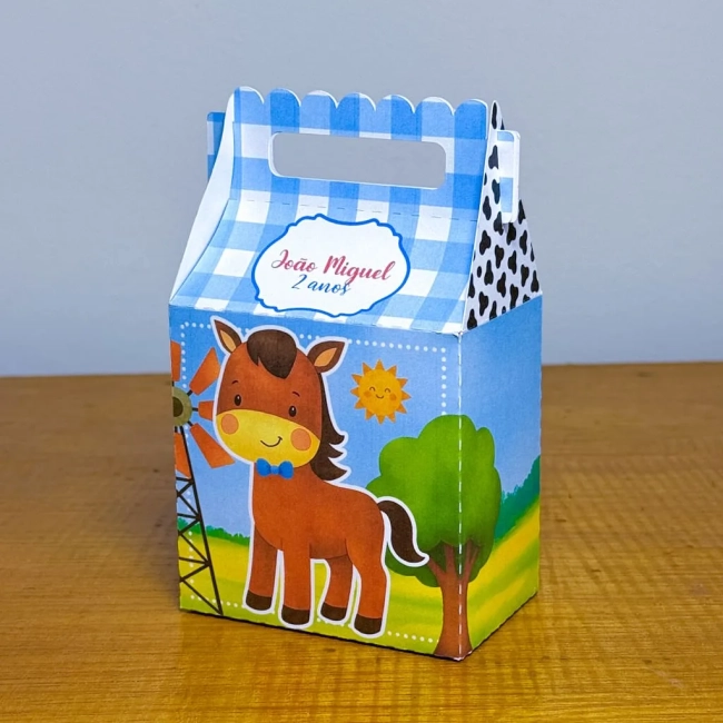 PEGUE E MONTE - Kit Festa FAZENDINHA MENINO - Decoração de Festa | Lembrancinhas | Aniversário | Personalizados