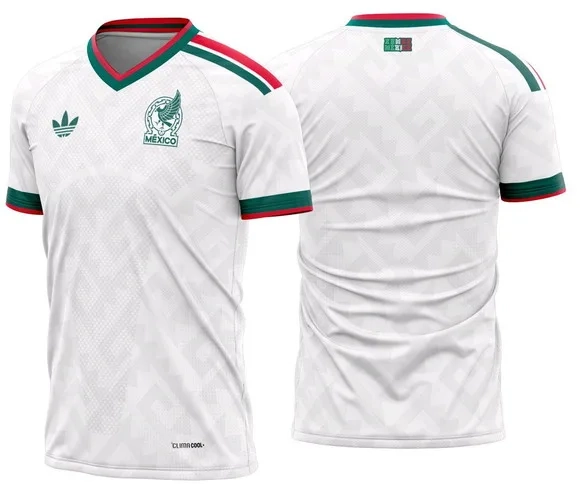 Arte Vetor Camisa Mexico Visita 2026