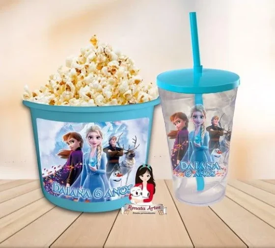 Kit Cinema Personalizado Frozen