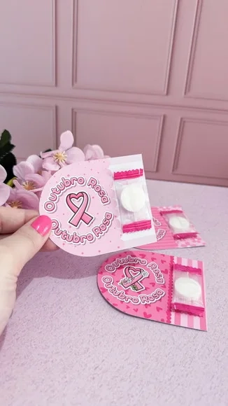 Card com Máscara Facial Outubro Rosa