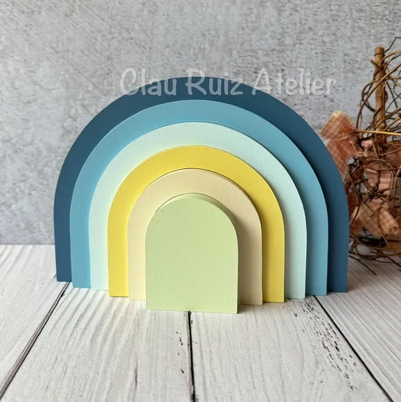 Arco Íris de Mesa Escandinavo - Decoração Bebê