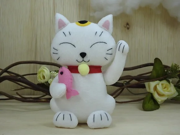 Maneki Neko Gato da Sorte * Chamar Chat