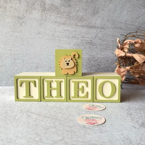 Safari Cubos 6x6cm - Decoração Bebè