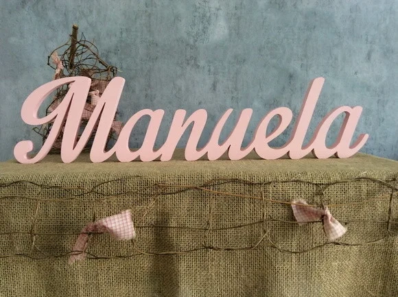 Letras Decorativas em MDF - Linha Cursiva