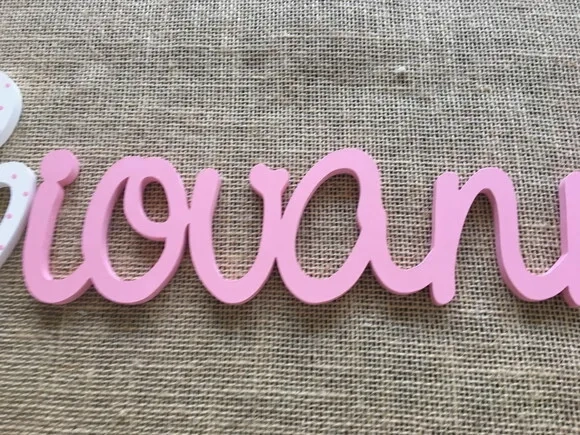 Letras Decorativas Nome de Parede