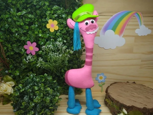 Trolls de Feltro -Cooper (Girafa)