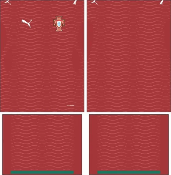 Arte Vetor Camisa Portugal Local 2026