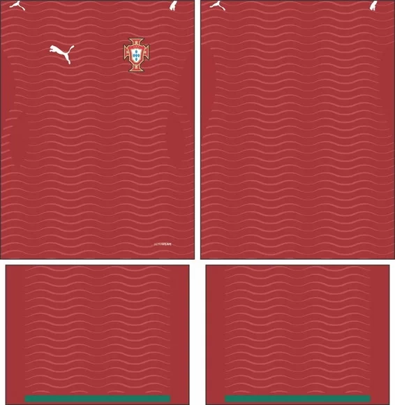 Arte Vetor Camisa Portugal Local 2026