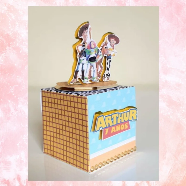 Caixa cubo Toy story