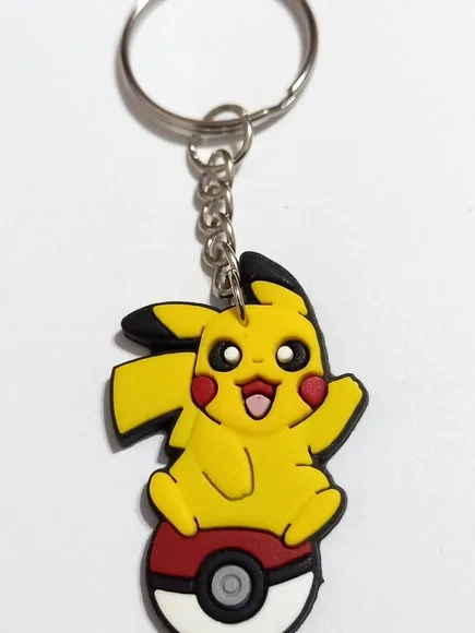 Chaveiro Pikachu Emborrachado - 4 Unidades