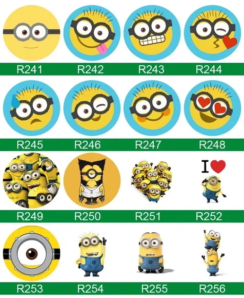 Bottons Minions - Button Boton