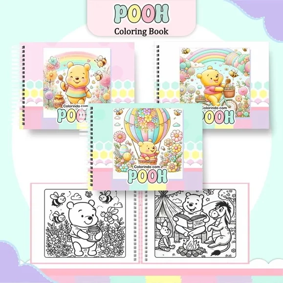 Livro de Colorir com 50 Folhas ( Escolha o Tema )