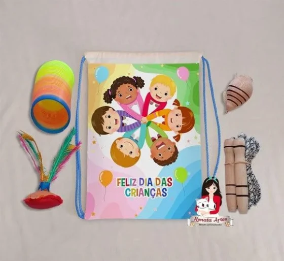 Mochila Boa Infância Personalizada Dia das Crianças 2025