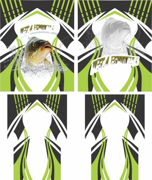 Arte Vetor Camisa Pesca-mod-0173