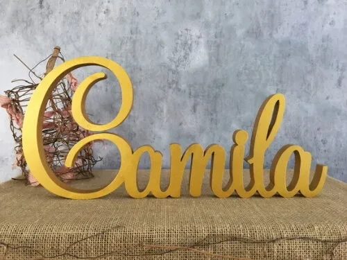 Letras Decorativas em MDF - Linha Cursiva