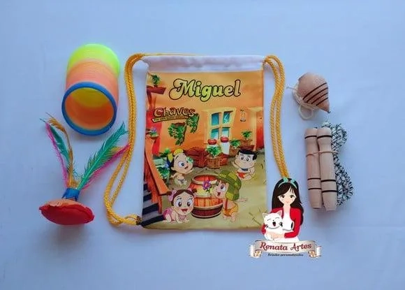 Mochila Boa Infância Tema Chaves Baby