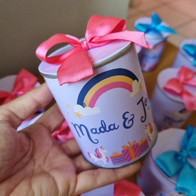 Batatinha personalizada Lembrancinha unicórnio