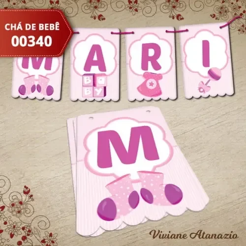 Bandeirola Chá de Bebê - 00340