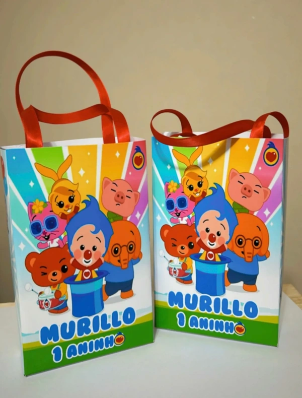 Sacolinhas Personalizada Um Heroí do Coração Lembrancinhas Para Aniversário