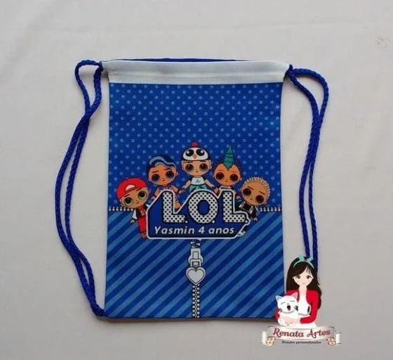 Mochila de Tecido Personalizada Lol Boy