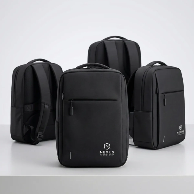 Mochilas Executiva para Notebook Personalizadas - Quantidade