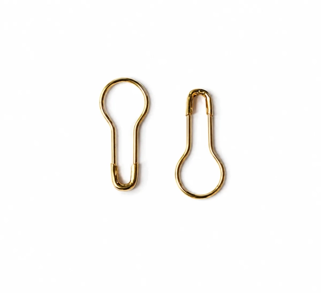 Alfinete de Bulbo ou Lampada Dourado ou prateado com 100 Unidades
