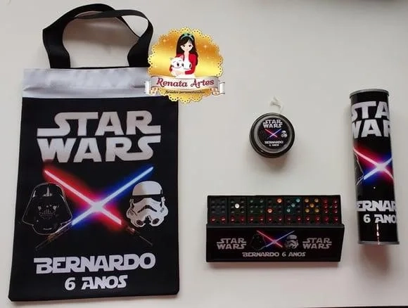 Kit Jogos na Sacola Star Wars 2