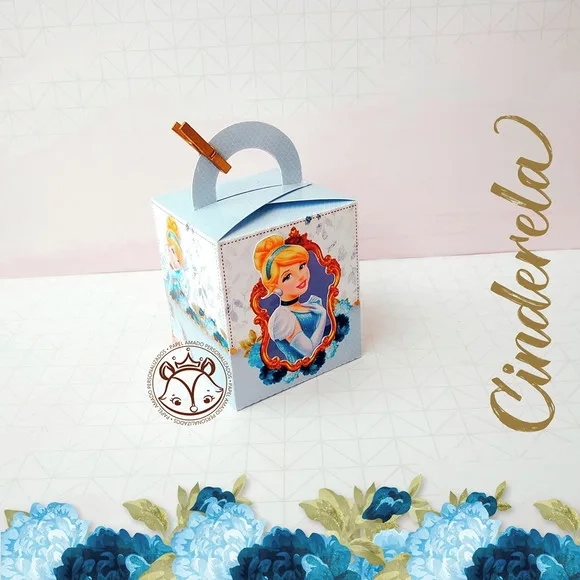 Kit 60 Lembrancinhas Cinderela