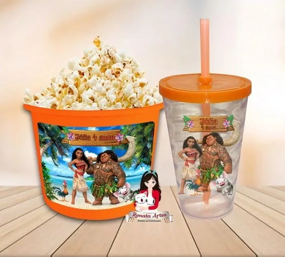 Kit Cinema Personalizado Moana