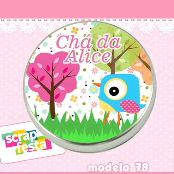 Lembrancinhas de Chá de Bebê Latinhas