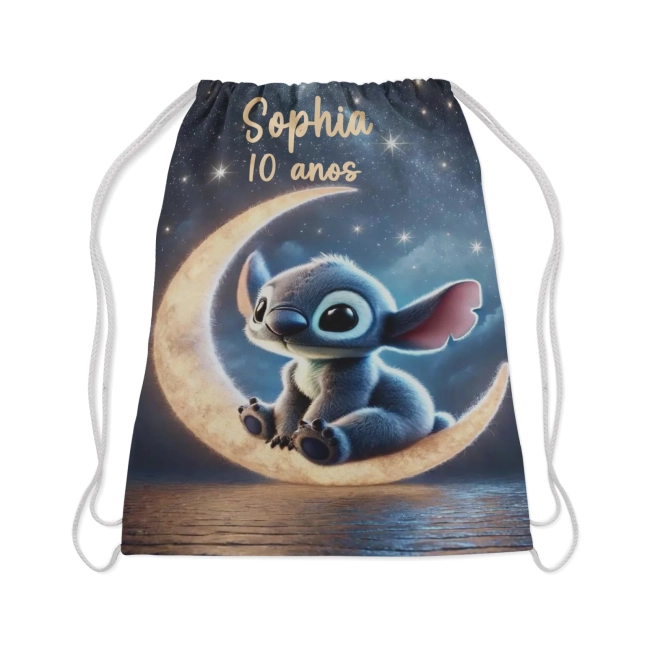 Mochilinha Personalizada para lembrancinhas do Stitch