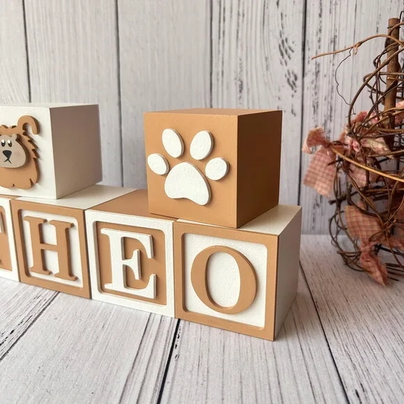 Safari Cubos 6x6cmts - Decoração Bebè