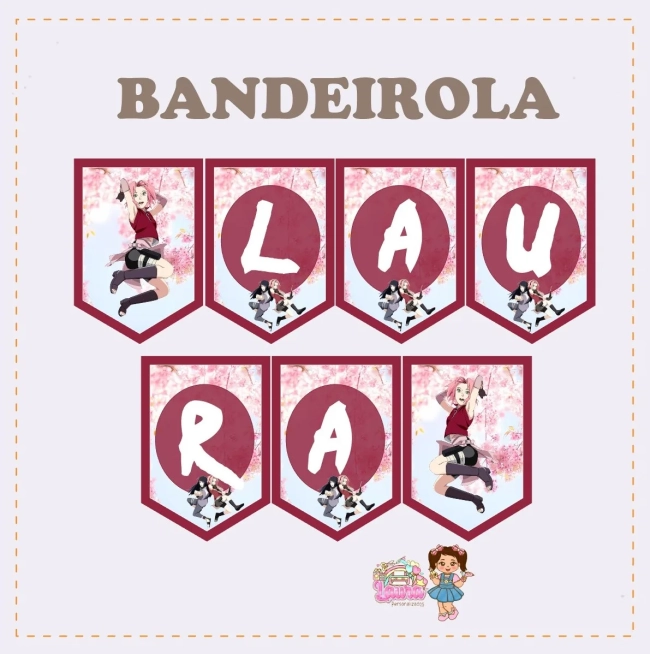 Kit Festa Só Um Bolinho SAKURA - Decoração de Festa