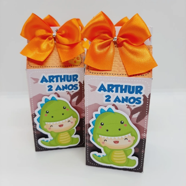 Kit Só um Bolinho DINO BABY - Decoração de Festa - Caixinhas Personalizadas