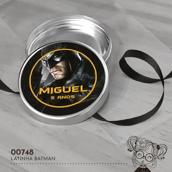 Latinha Adesivada Batman - 00748