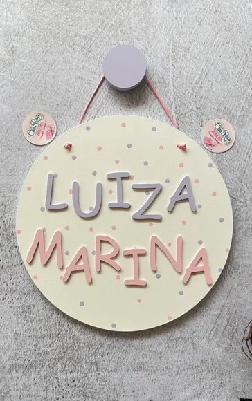 Enfeite de Porta de Maternidade - Decoração Bebê